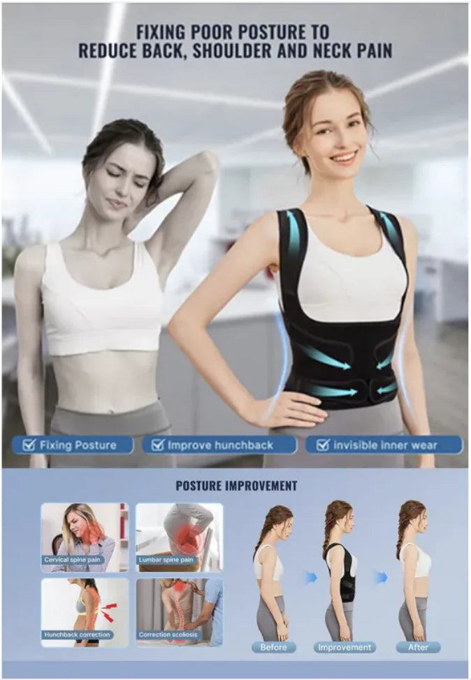 Wellethiq Posture Corrector Back Support Belt